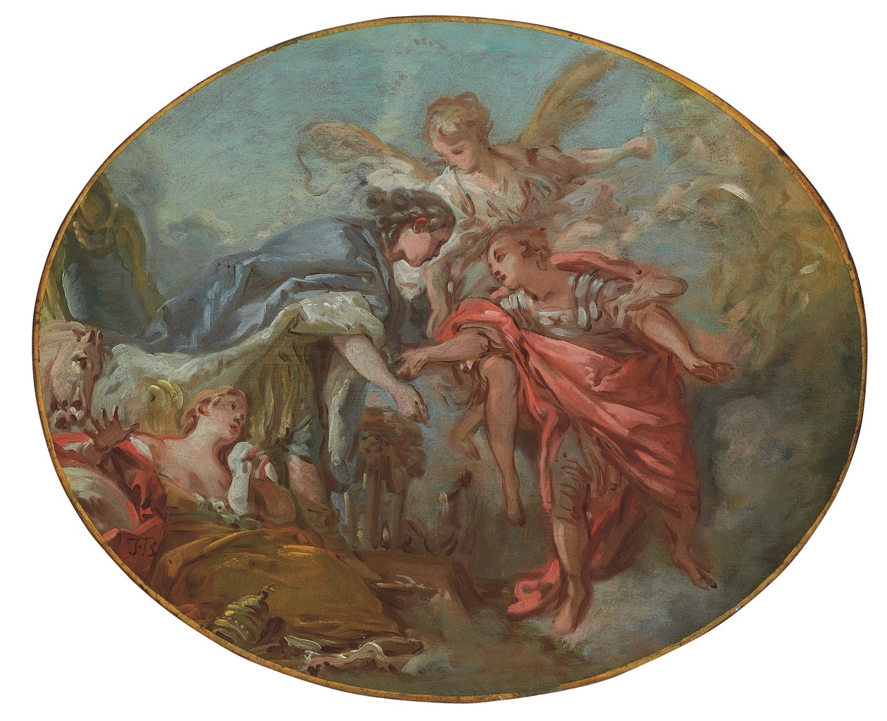 Egy allegória (olaj, vászon) alkotó: François Boucher