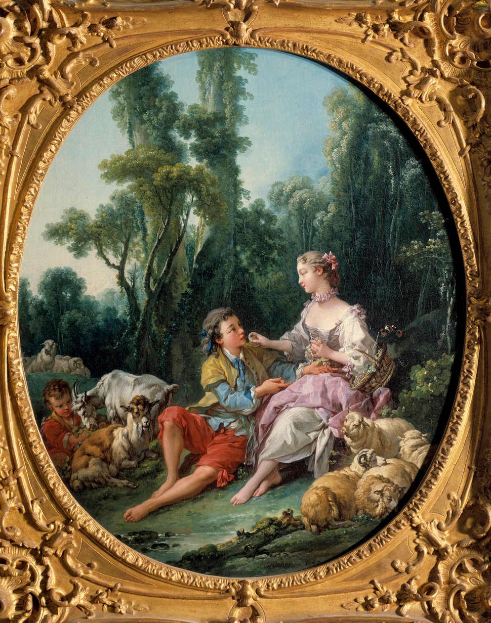 A szőlőre gondolnak? 1746 (olaj, vászon) alkotó: François Boucher