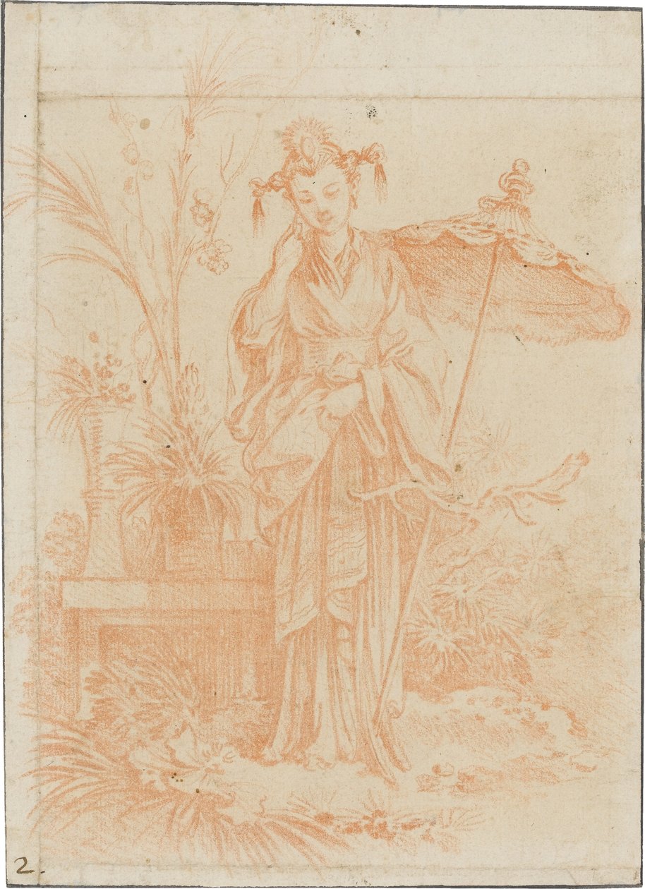 Kínai motívumok (A kert úrnője) alkotó: François Boucher