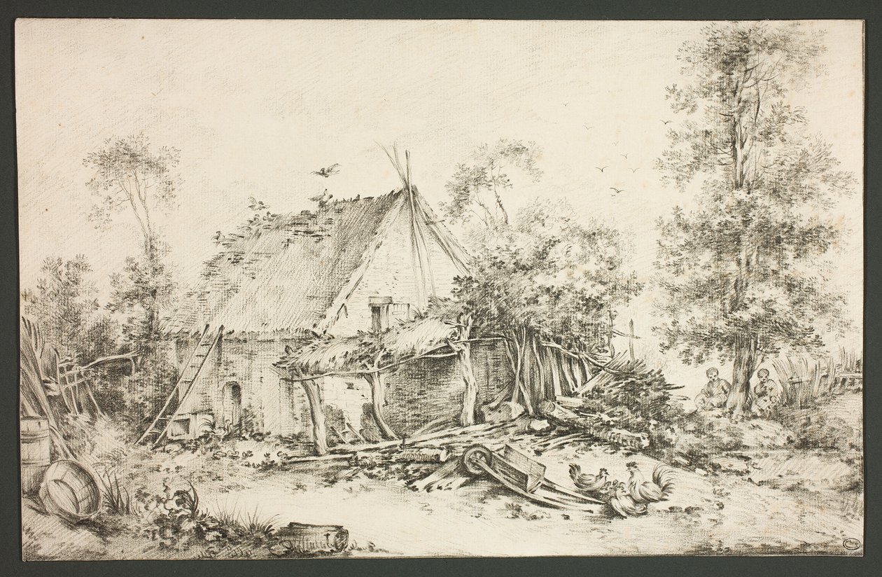 Farm udvar alkotó: François Boucher