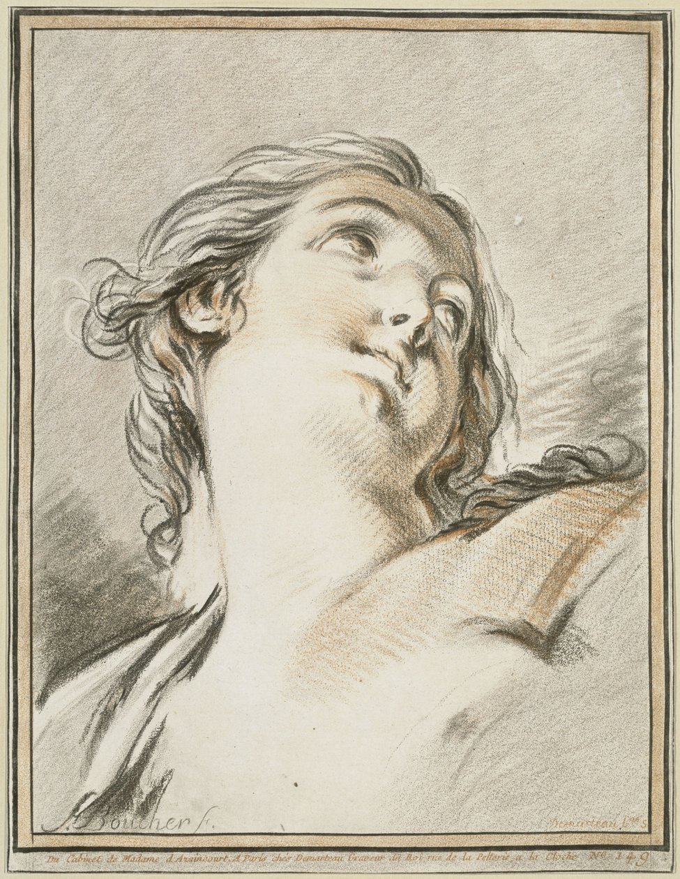 Női fej alkotó: François Boucher