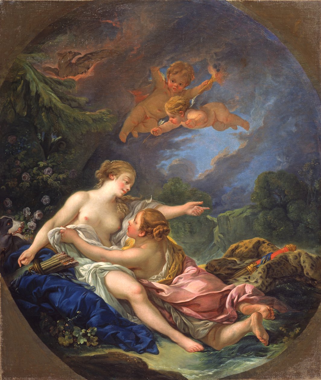 Jupiter és Callisto, 1766 körül (olaj, vászon) alkotó: François Boucher