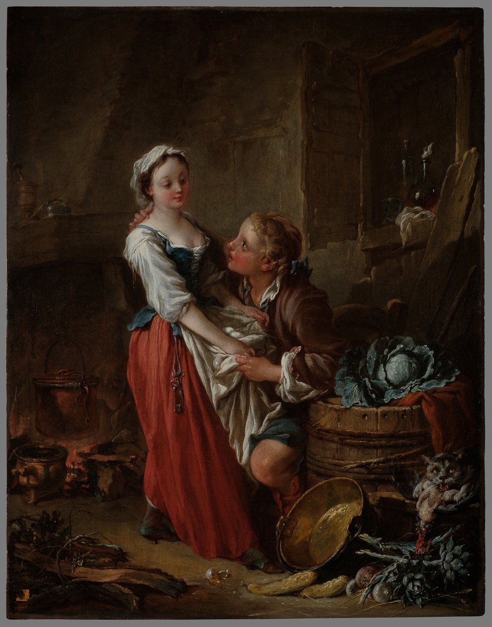Die schöne Köchin alkotó: François Boucher
