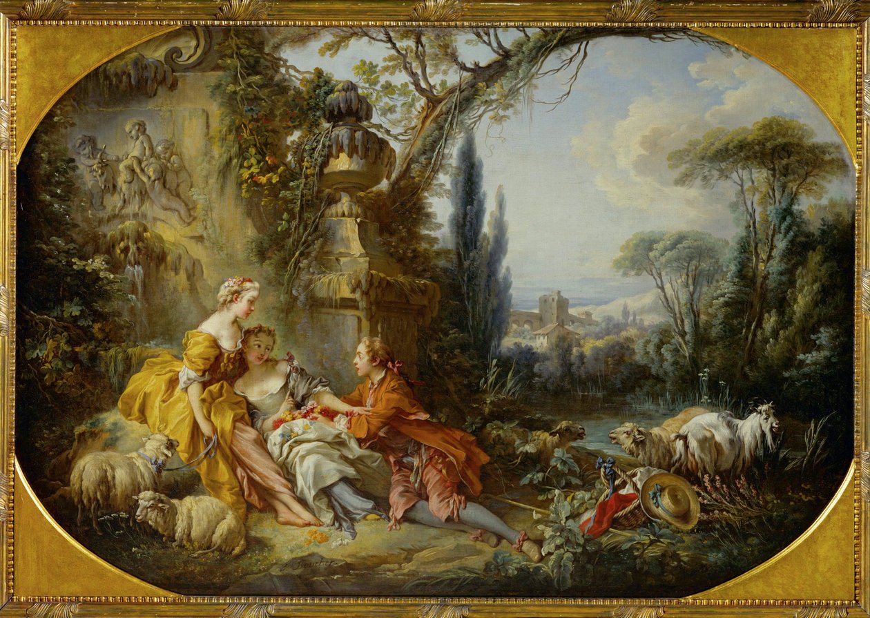 Les charmes de la vie champetre - a vidéki élet örömei ... alkotó: François Boucher