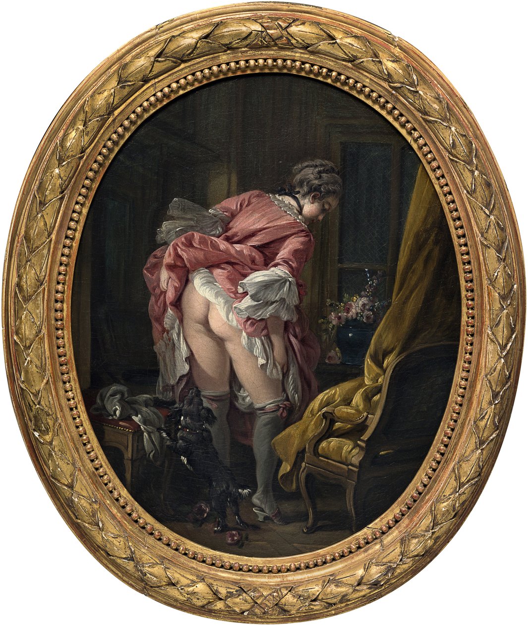 ""az indiszkrét szem"" Francois Boucher (1703-1770) festménye 1742 körül Magángyűjtemény alkotó: François Boucher