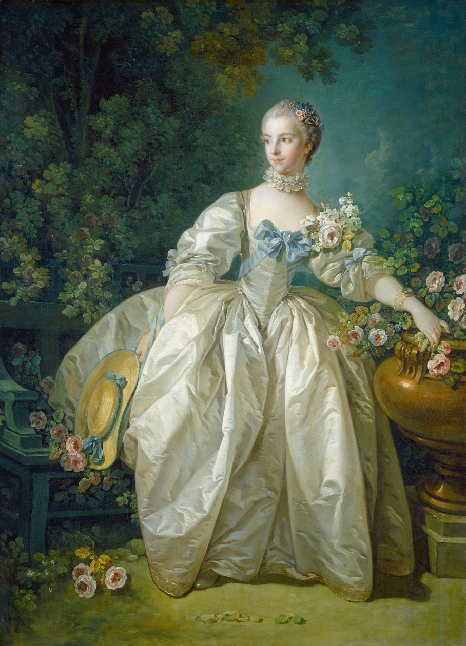 Madame Bergeret, c. 1766 (olaj, vászon) alkotó: François Boucher
