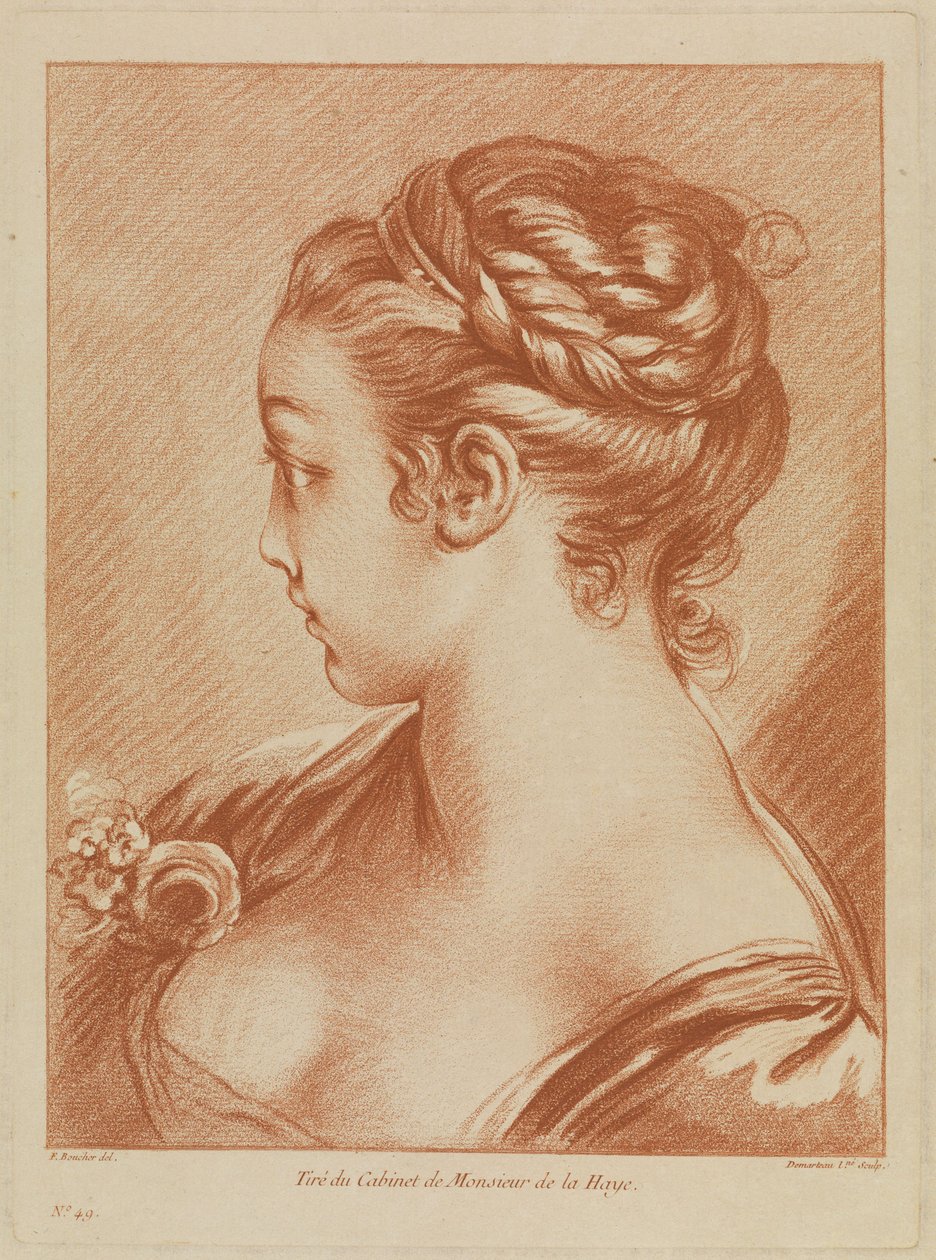 Lányi mellszobor alkotó: François Boucher