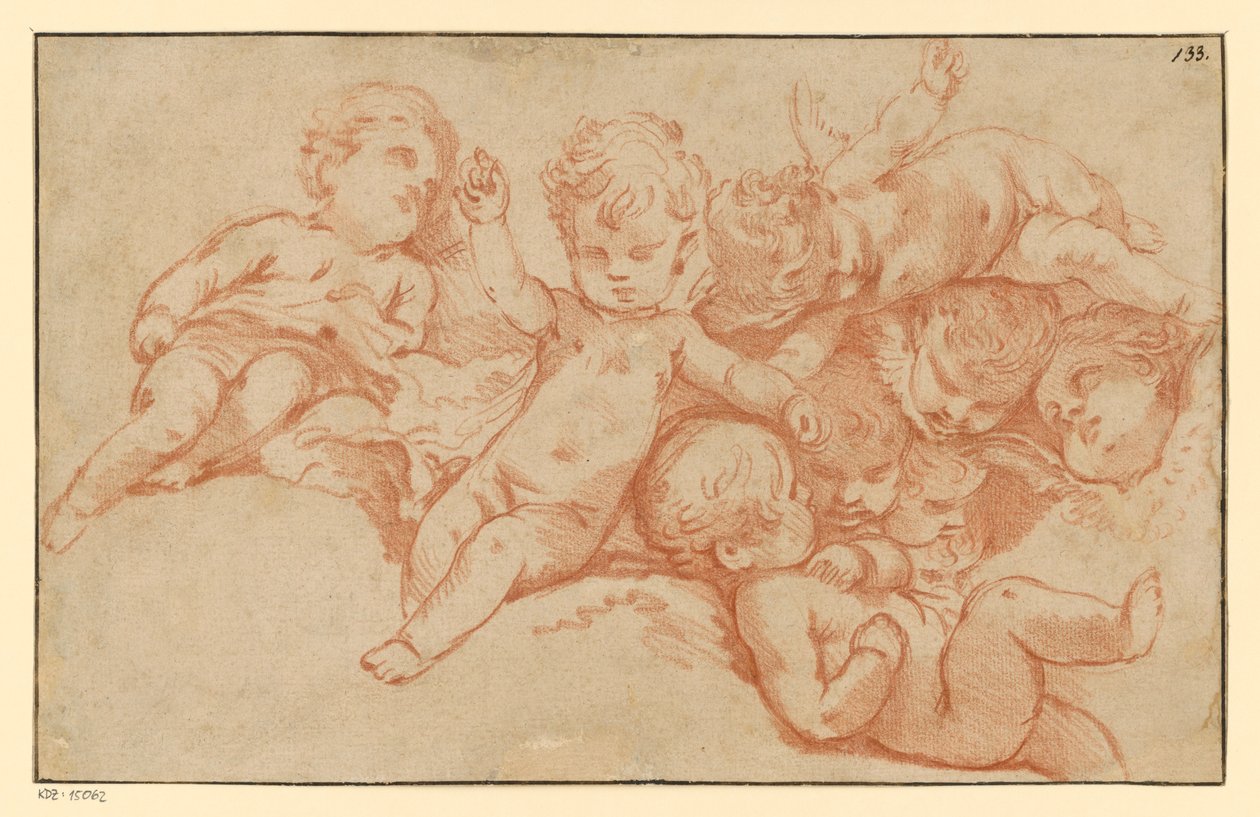 Játszó puttók (ellennyomás) alkotó: François Boucher