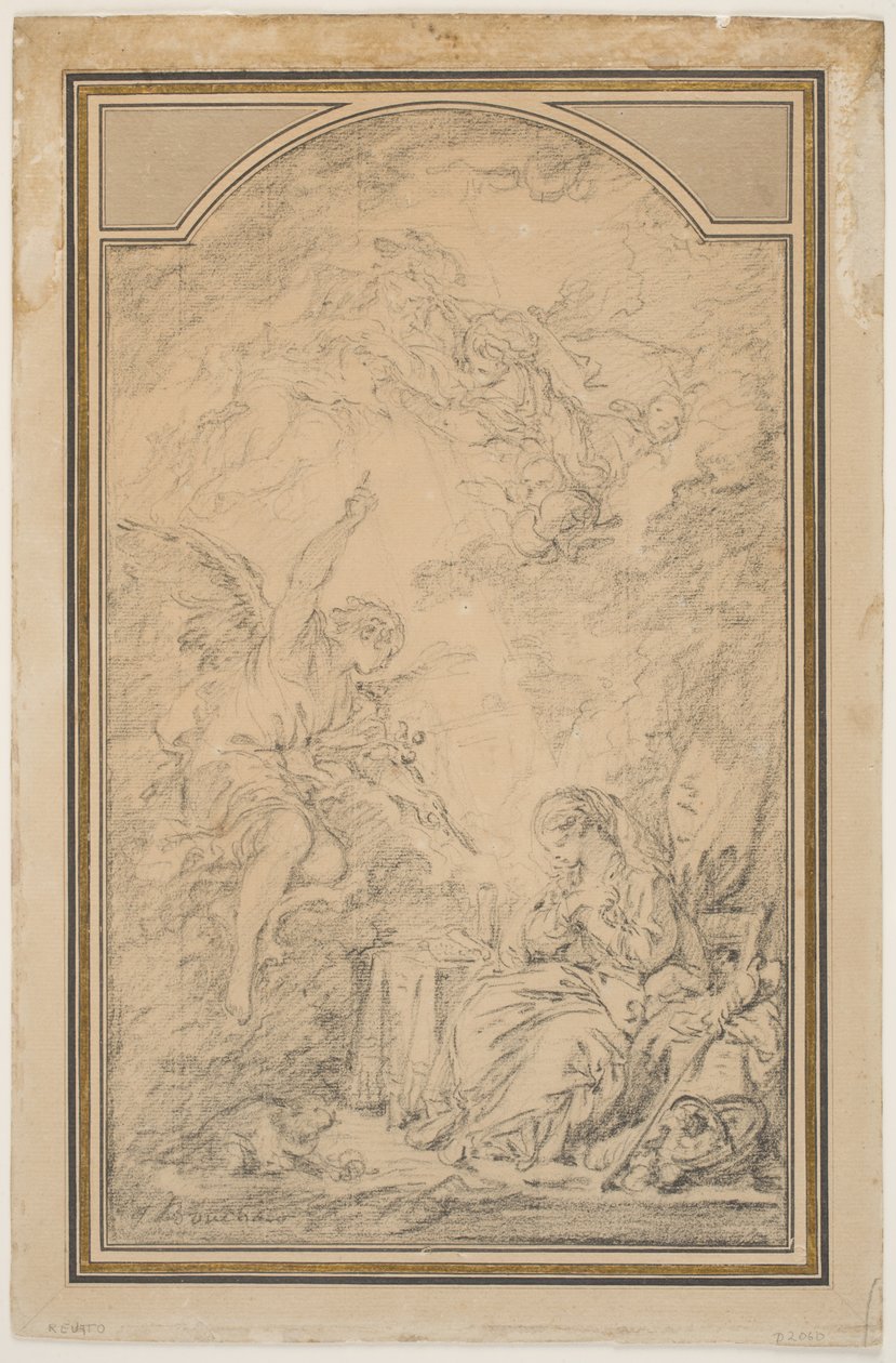 Az Angyali üdvözlet alkotó: François Boucher