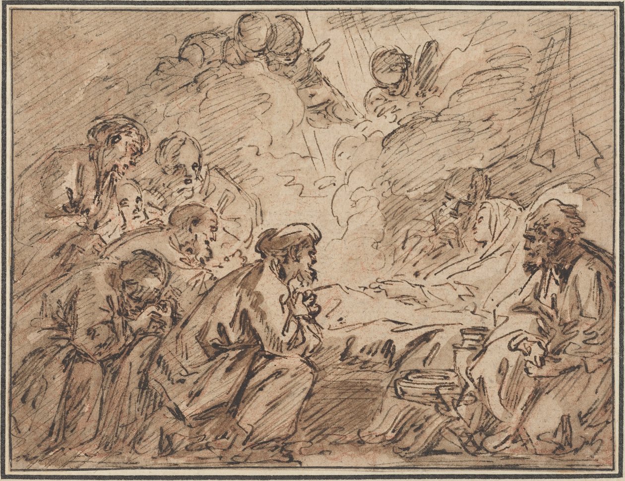 A Szűz halála alkotó: François Boucher