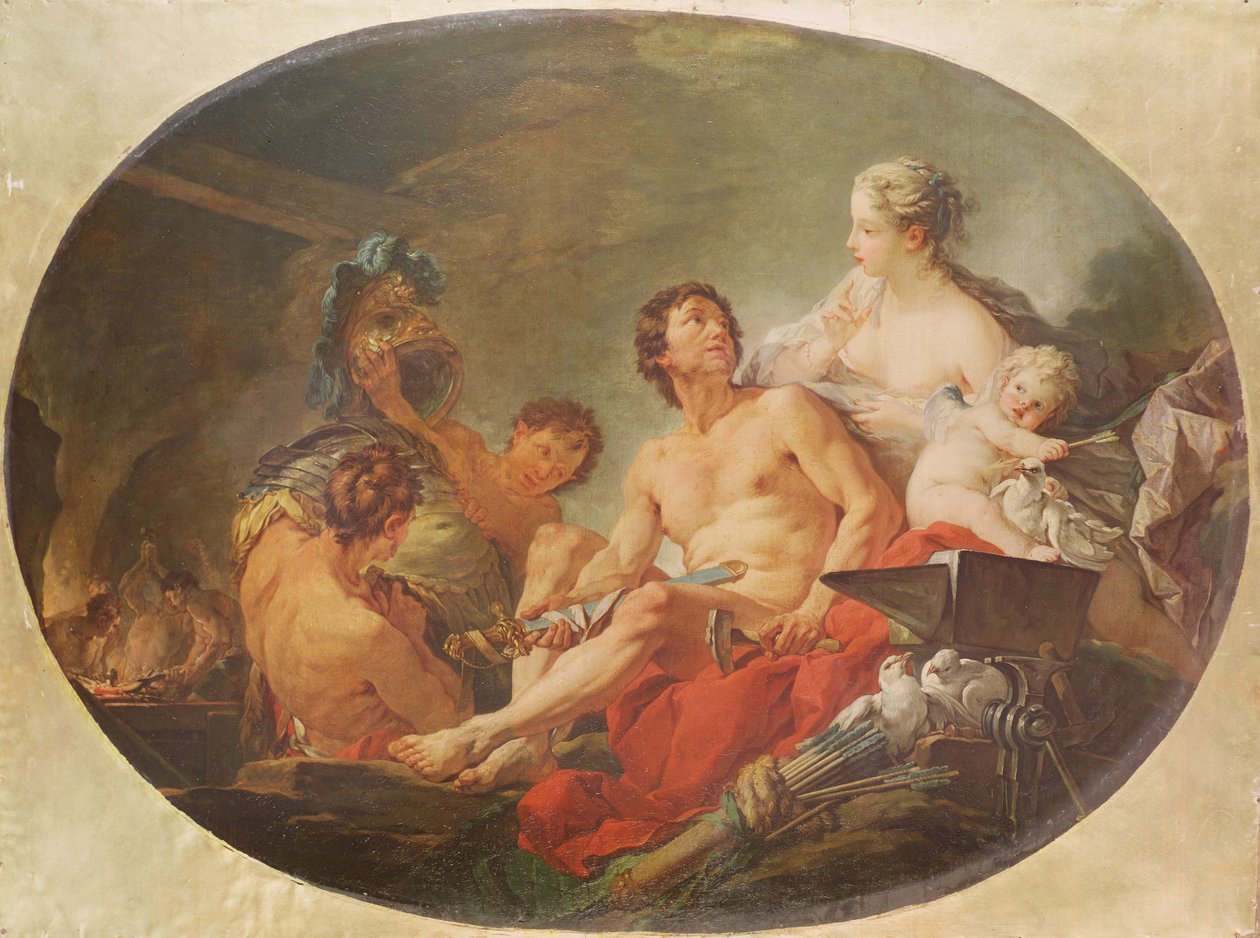 A Vulkán Isten öntöde alkotó: François Boucher