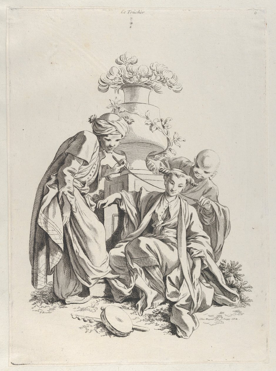 „Érintés” – Az öt érzék című sorozatból alkotó: François Boucher