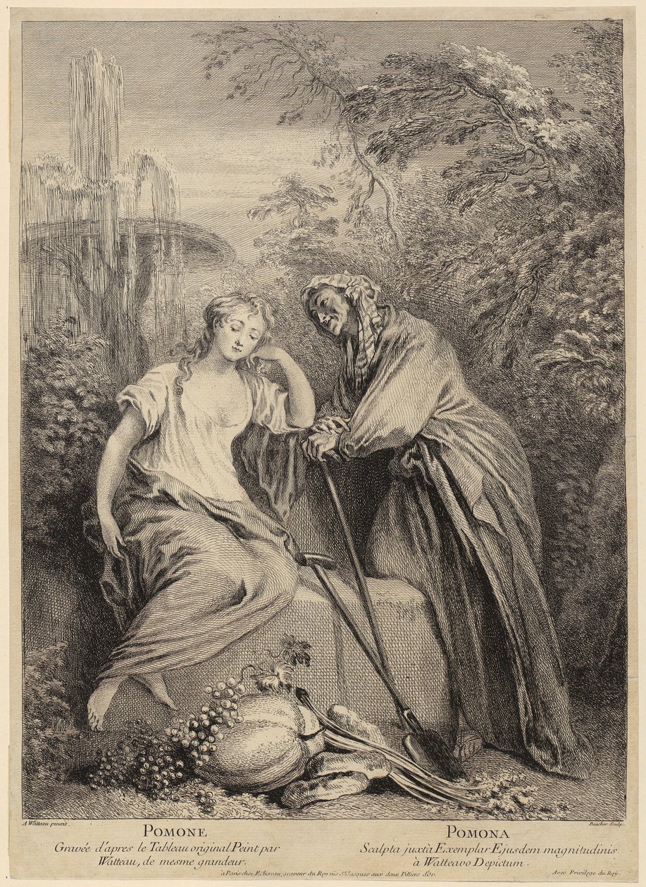 Vertumnus és Pomona alkotó: François Boucher