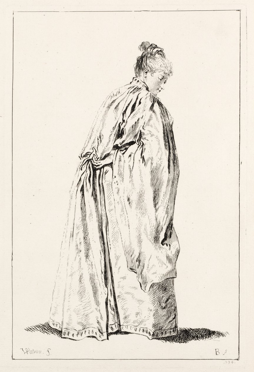 álló nő alkotó: François Boucher
