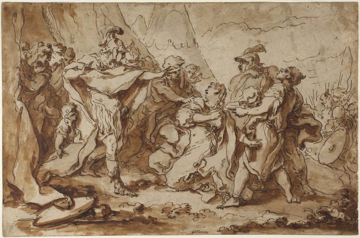 Nők és katonák alkotó: François Boucher