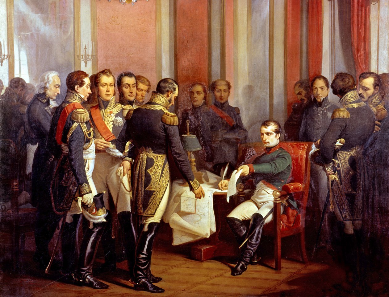 Napóleon francia császár lemondása április 6-án 1 alkotó: Francois Bouchot