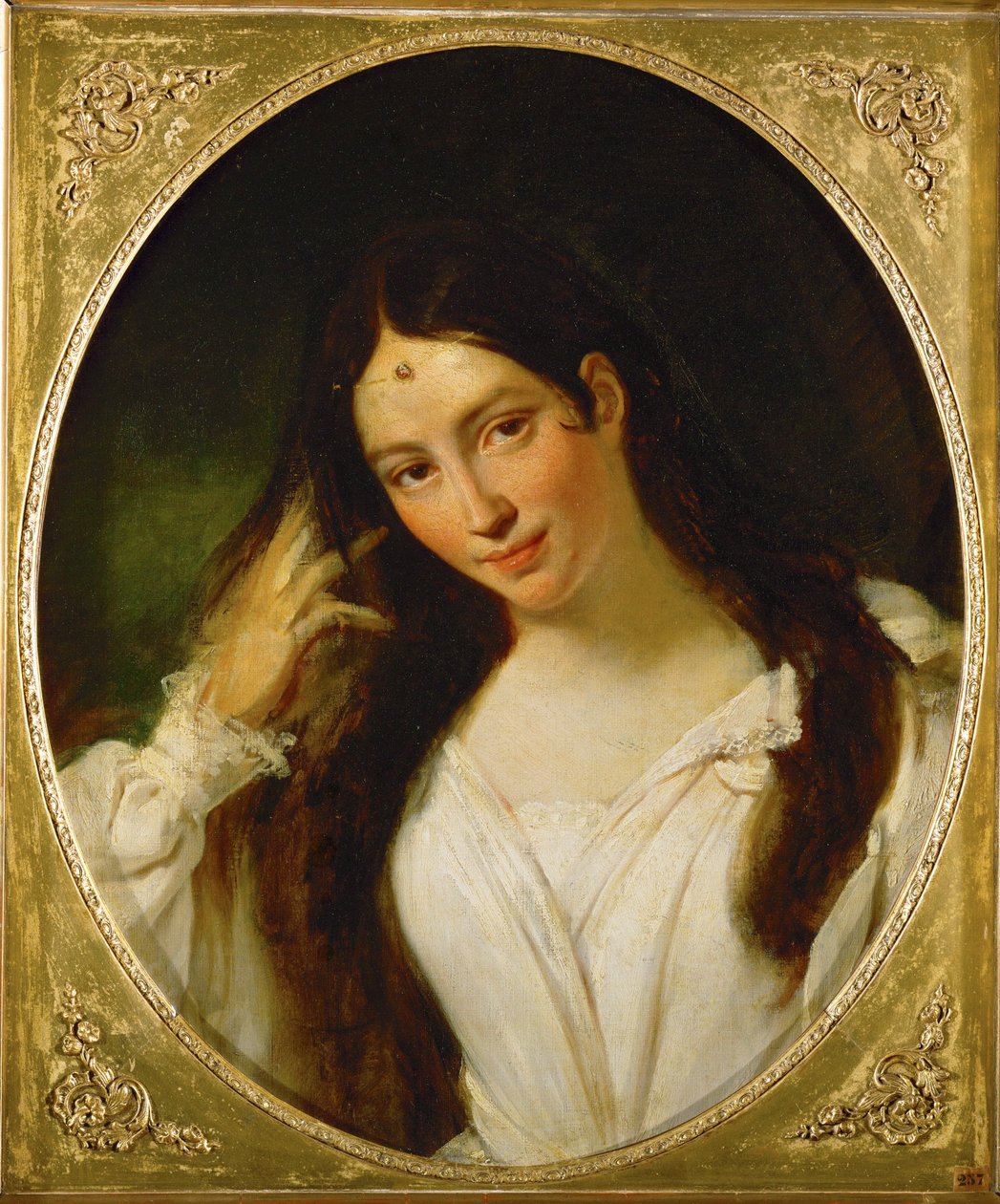 Az énekesnő Maria de la Felicidad Garcia, Malibran néven, mint Desdemona ... - Az énekesnő Maria de la Felicidad Garcia, Malibran néven, mint Desdemona ... alkotó: Francois Bouchot