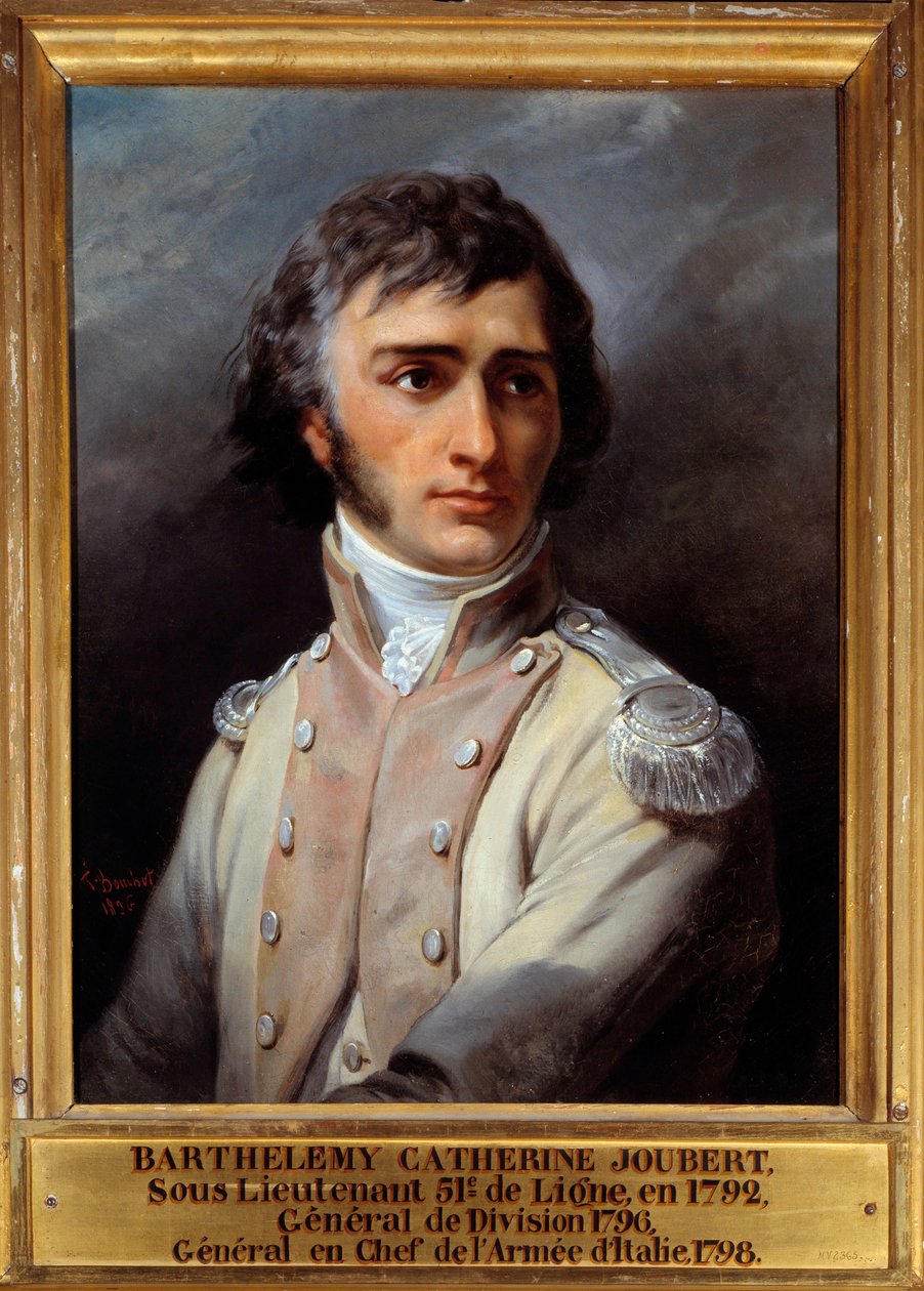 Barthelemy Joubert (1769 - 1799) portréja alhadnagyi egyenruhában alkotó: Francois Bouchot