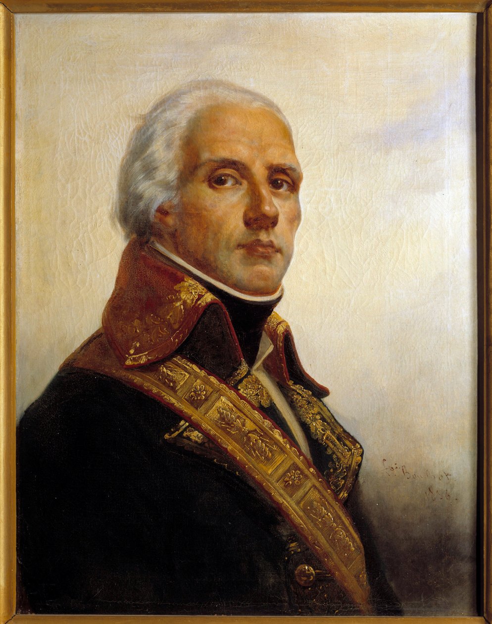 Joseph Christophe Coquille Dugommier (1736-1794) portréja Francois Bouchot (1800-1842) festménye 1836 V. 0,72 x 0,55 m alkotó: Francois Bouchot