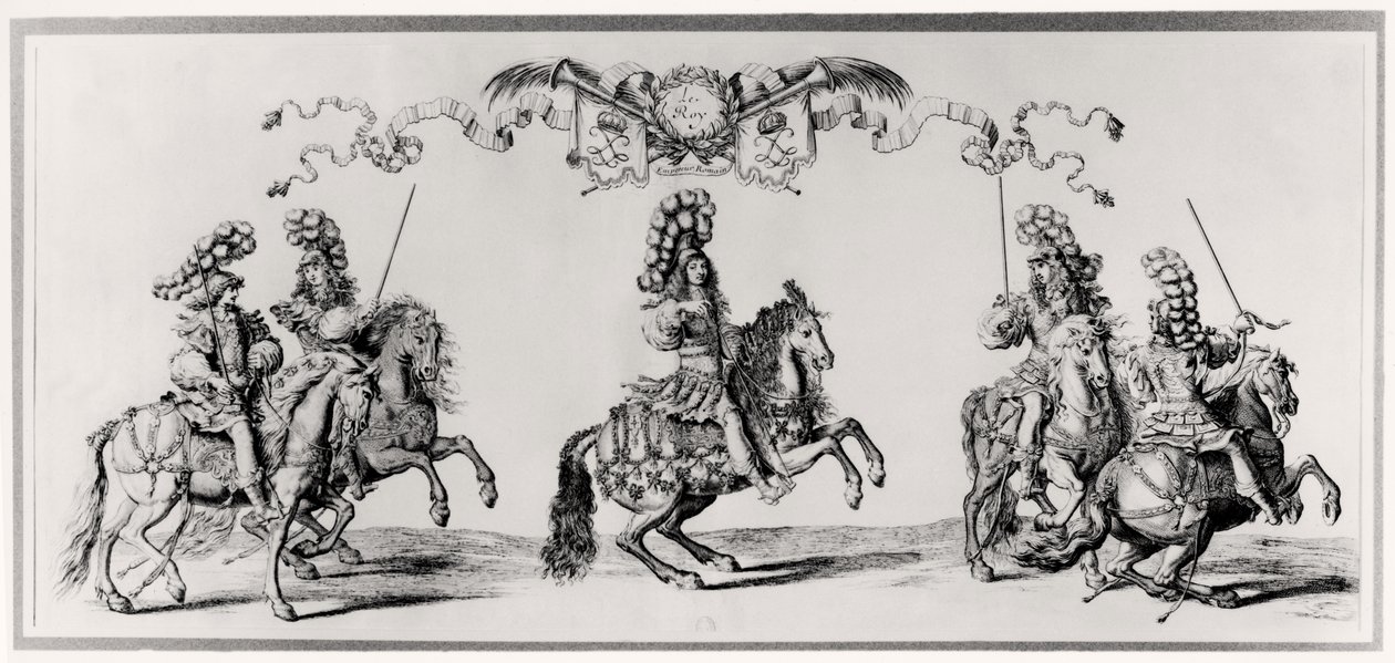 XIV. Lajos körhinta (1639-1715) 1662 körül alkotó: Francois Chauveau