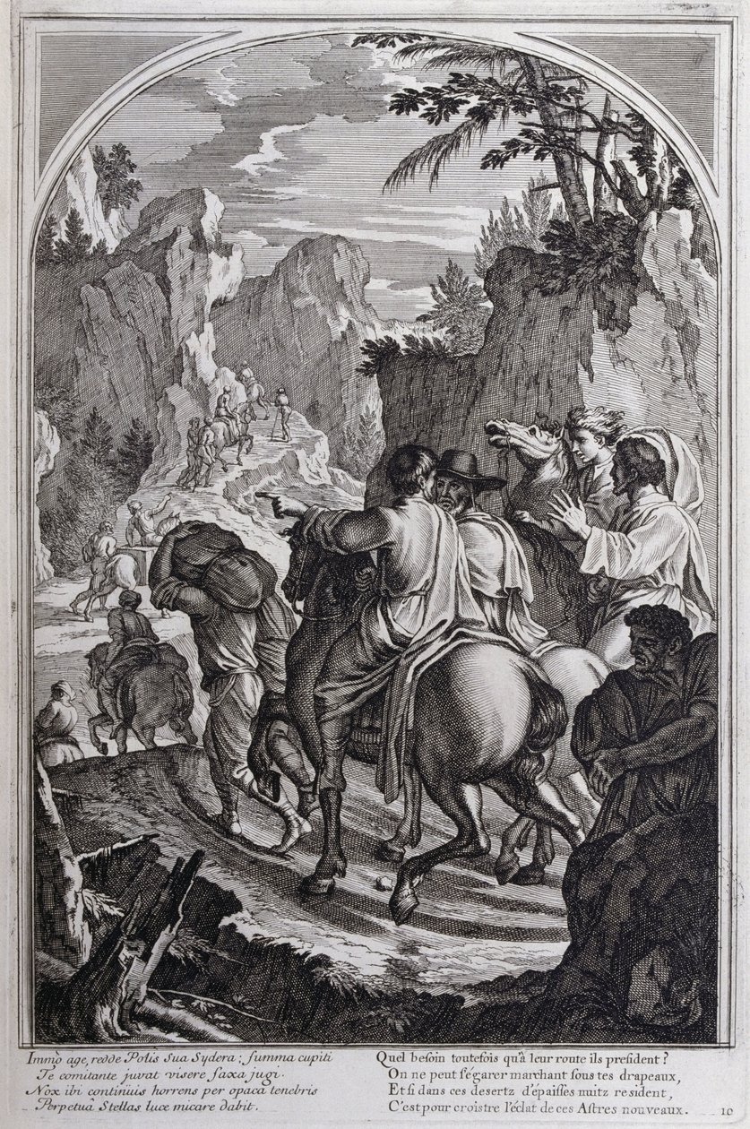 Illusztráció a "Szent Brúnó, a Chartreux rend alapítója életéből" Párizs 1660. Eustache Le Sueur festményei után és Fran Sois Chauveau metszetében ©UIG/Leemage alkotó: Francois Chauveau
