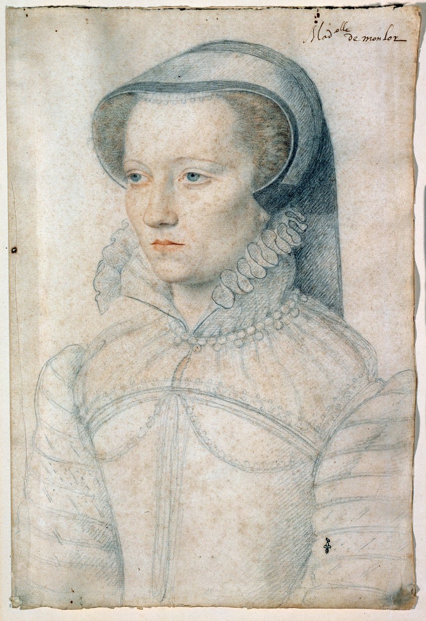 Diane de Clermont, Mademoiselle de Monlor portréja alkotó: François Clouet