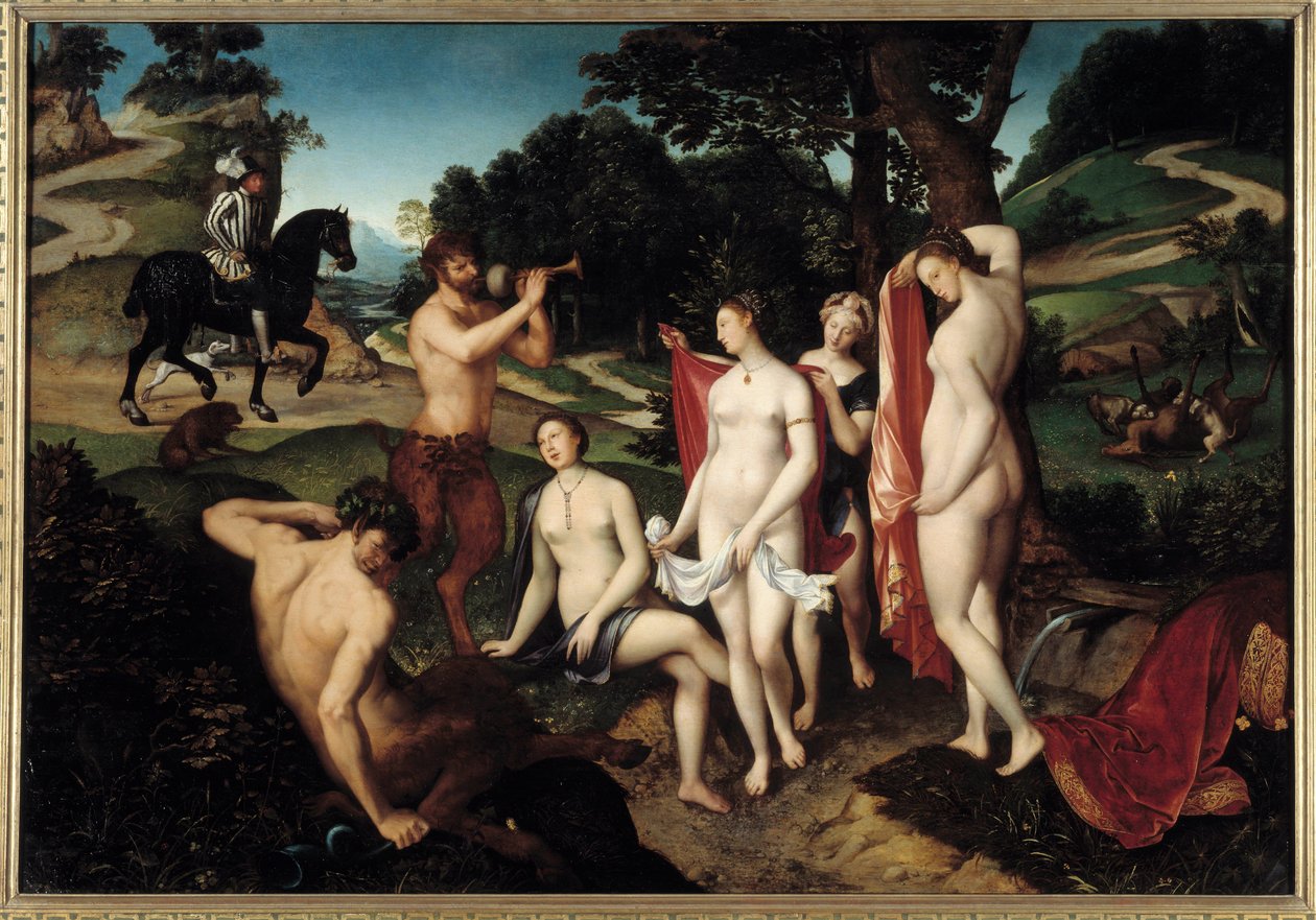 Diana fürdője, 1565 körül (olaj, fa) alkotó: François Clouet