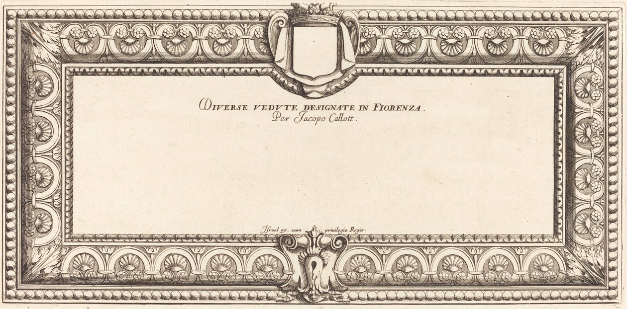 Címlap Callot „Különféle olasz tájak” című művéhez alkotó: Francois Collignon