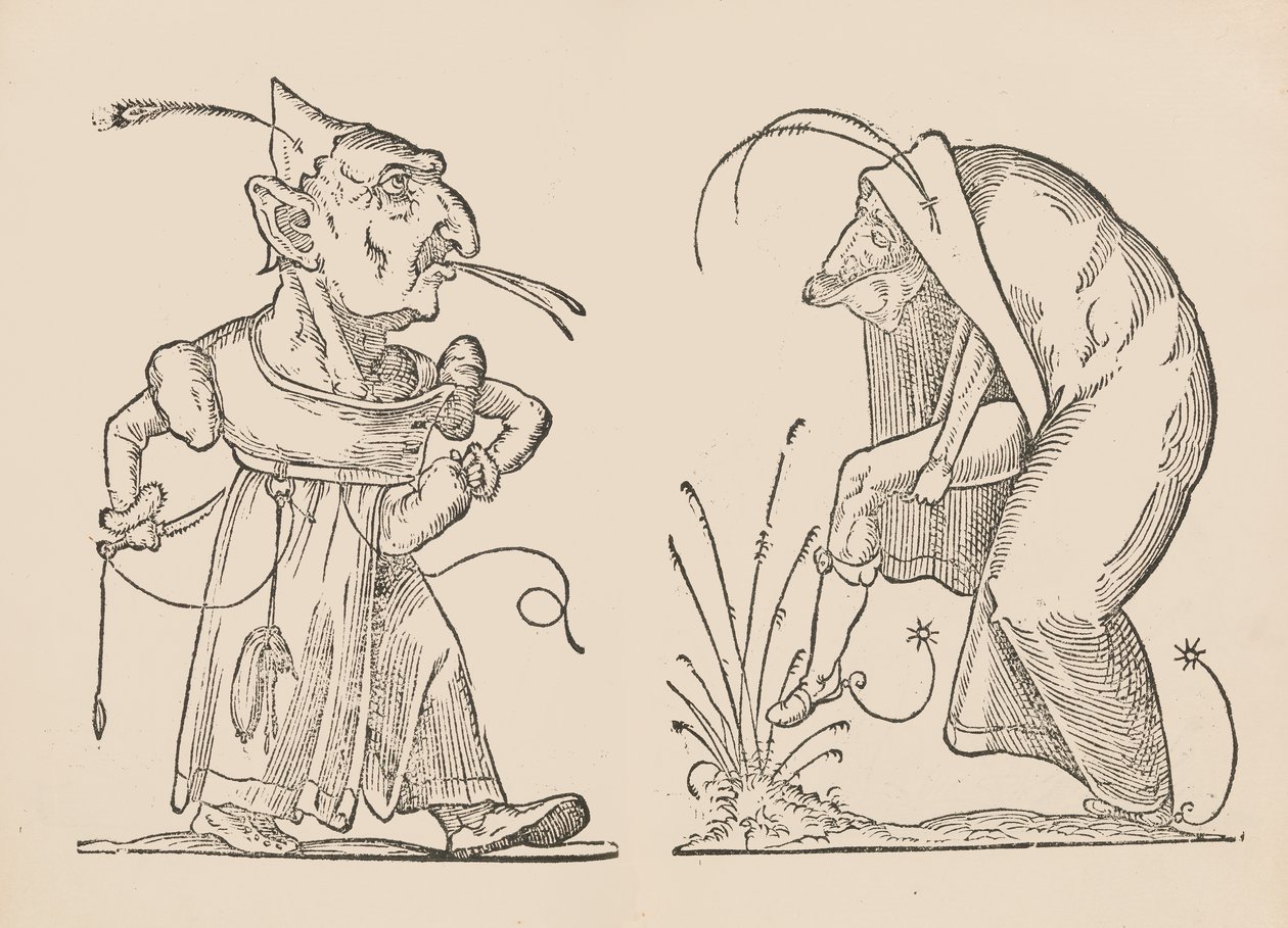 Les Songes Drolatiques de Pantagruel, melyben a találmány számos figurája található..., [1565]. alkotó: Francois Desprez