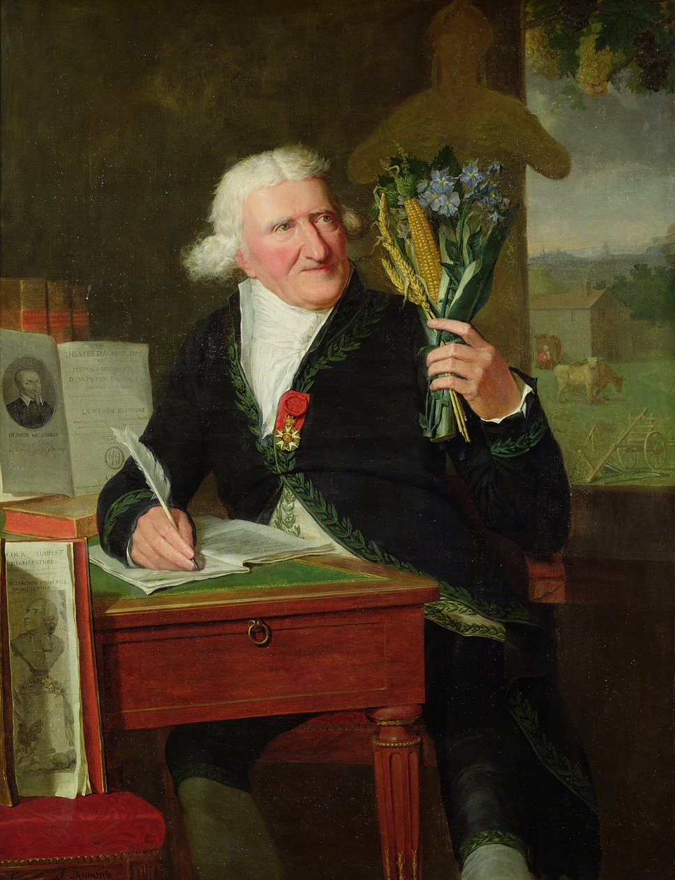 Antoine Parmentier (1737-1813) portréja, 1812 (olaj, vászon) alkotó: Francois Dumont