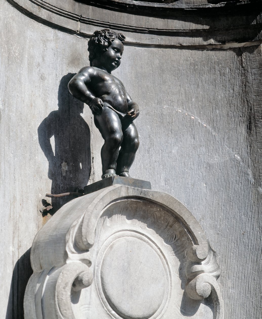 Manneken Pis (bronz) alkotó: Francois Duquesnoy
