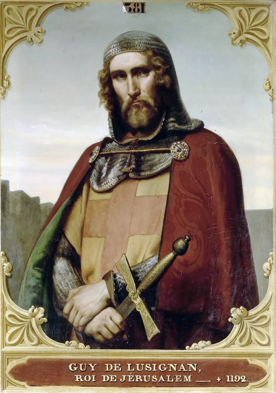 Lusignan fickója, Jeruzsálem és Ciprus királya alkotó: Francois Edouard Picot