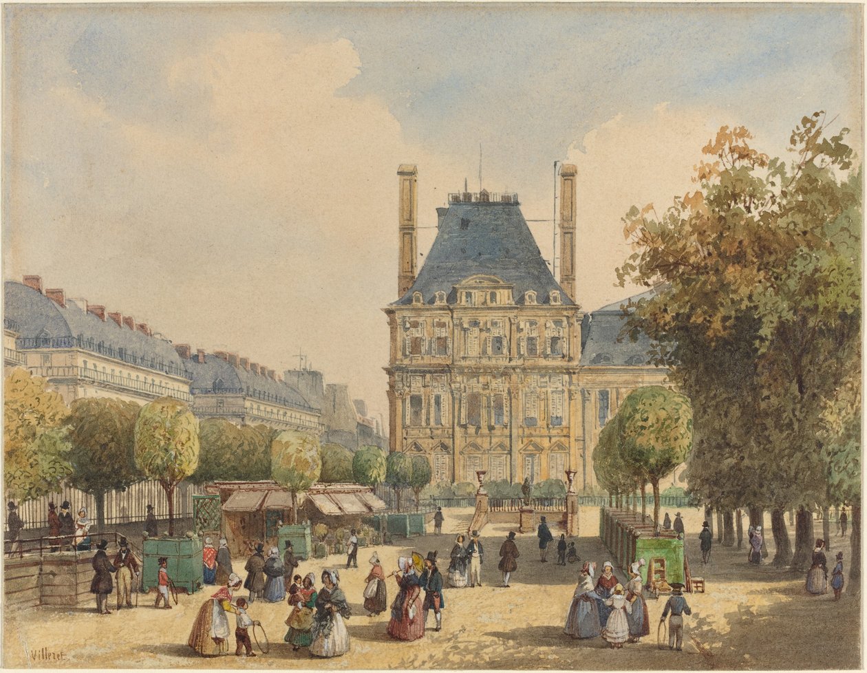 Rue de Rivoli és Pavillon Marsan alkotó: Francois Etienne Villeret