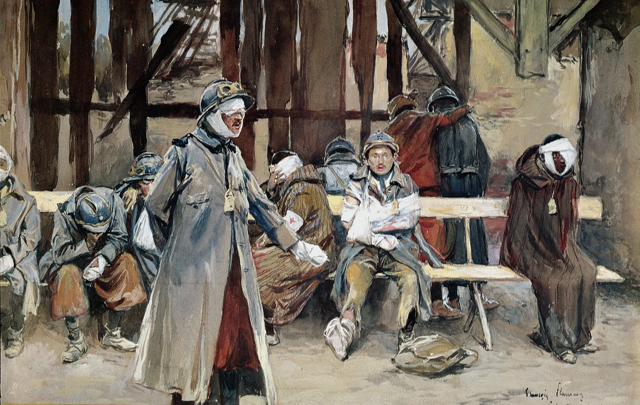 Vidéki Kórház, 1916 alkotó: Francois Flameng