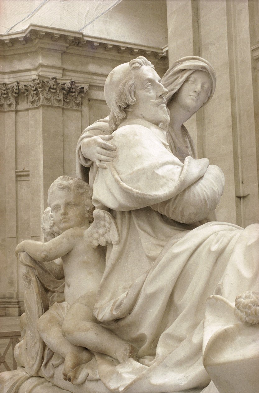 Armand-Jean du Plessis, Richelieu 1585-1642 bíboros temetkezési emlékmű részlete, 1694 márvány lásd még: 245284 alkotó: Francois Girardon