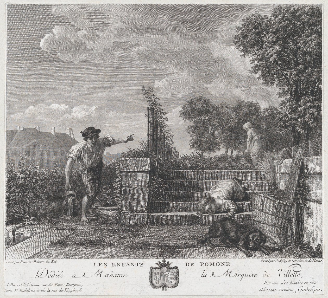 Pomona gyermekei, 1778. alkotó: Francois Godefroy