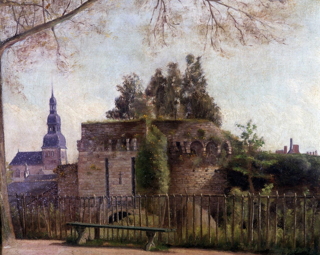 A dinani St Malo kapujának „nagy árkai” – F. Gombeaux, 19. század vége alkotó: Francois Gombeaux
