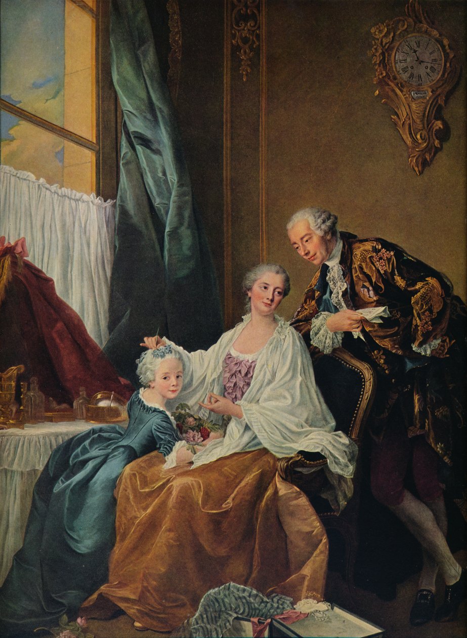 Családi portré, 1756 alkotó: Francois Hubert Drouais