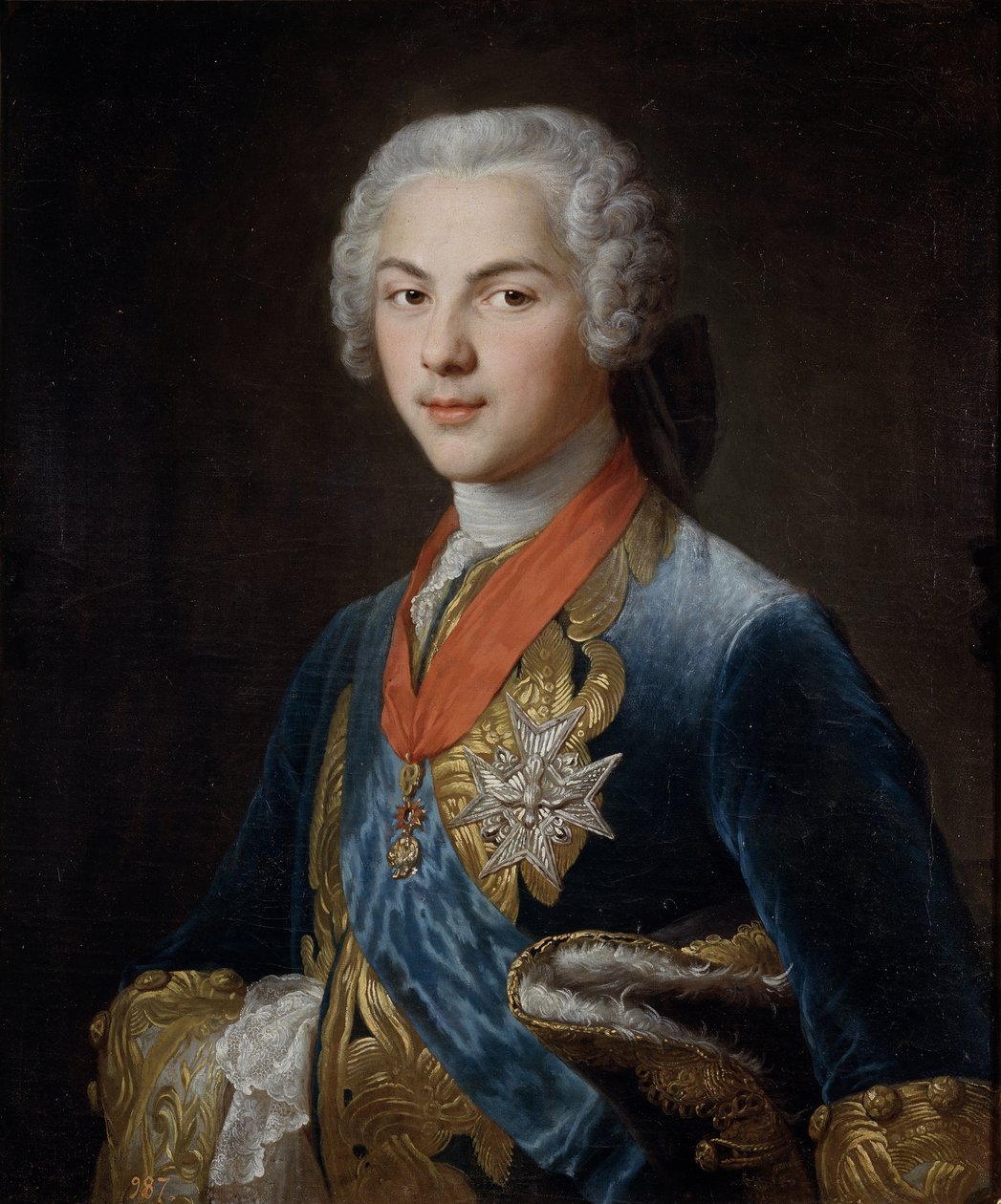 Lajos, francia Dauphin 17291765, XV. Lajos király fia, Kr. u. 1745 alkotó: Francois Hubert Drouais