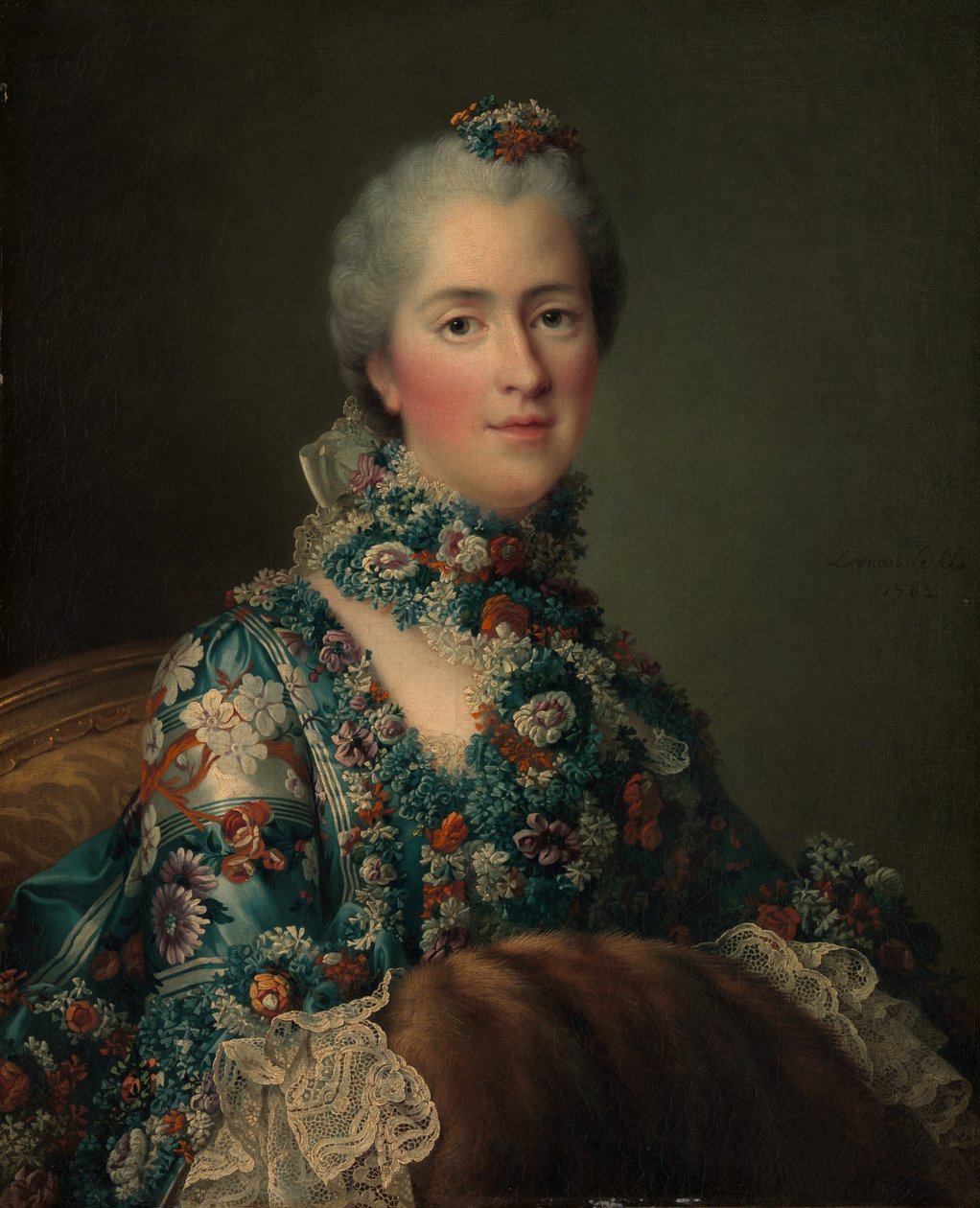 Madame Sophie, Franciaország 1734-1782, 1762. alkotó: Francois-Hubert Drouais