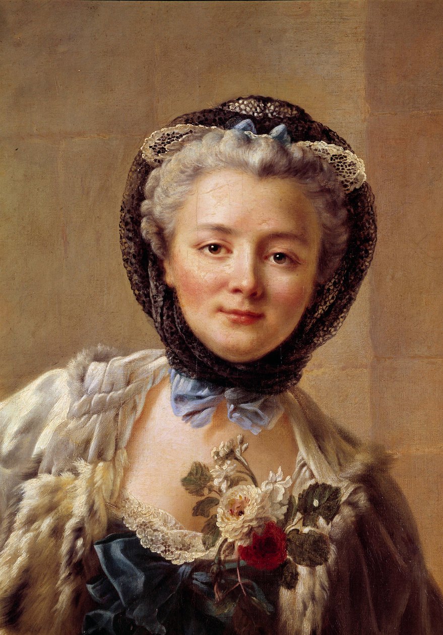 Madame Drouais portréja, szül. Anne Francoise Dore (1732-1815), a festő felesége. Francois Hubert Drouais (1727-1775) festménye alkotó: Francois Hubert Drouais