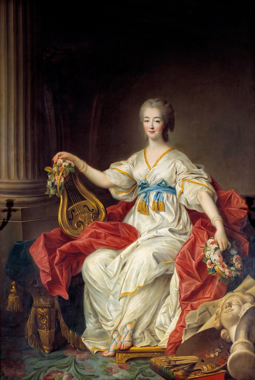 Jeanne (Becu) du Barry grófnő portréja alkotó: Francois Hubert Drouais