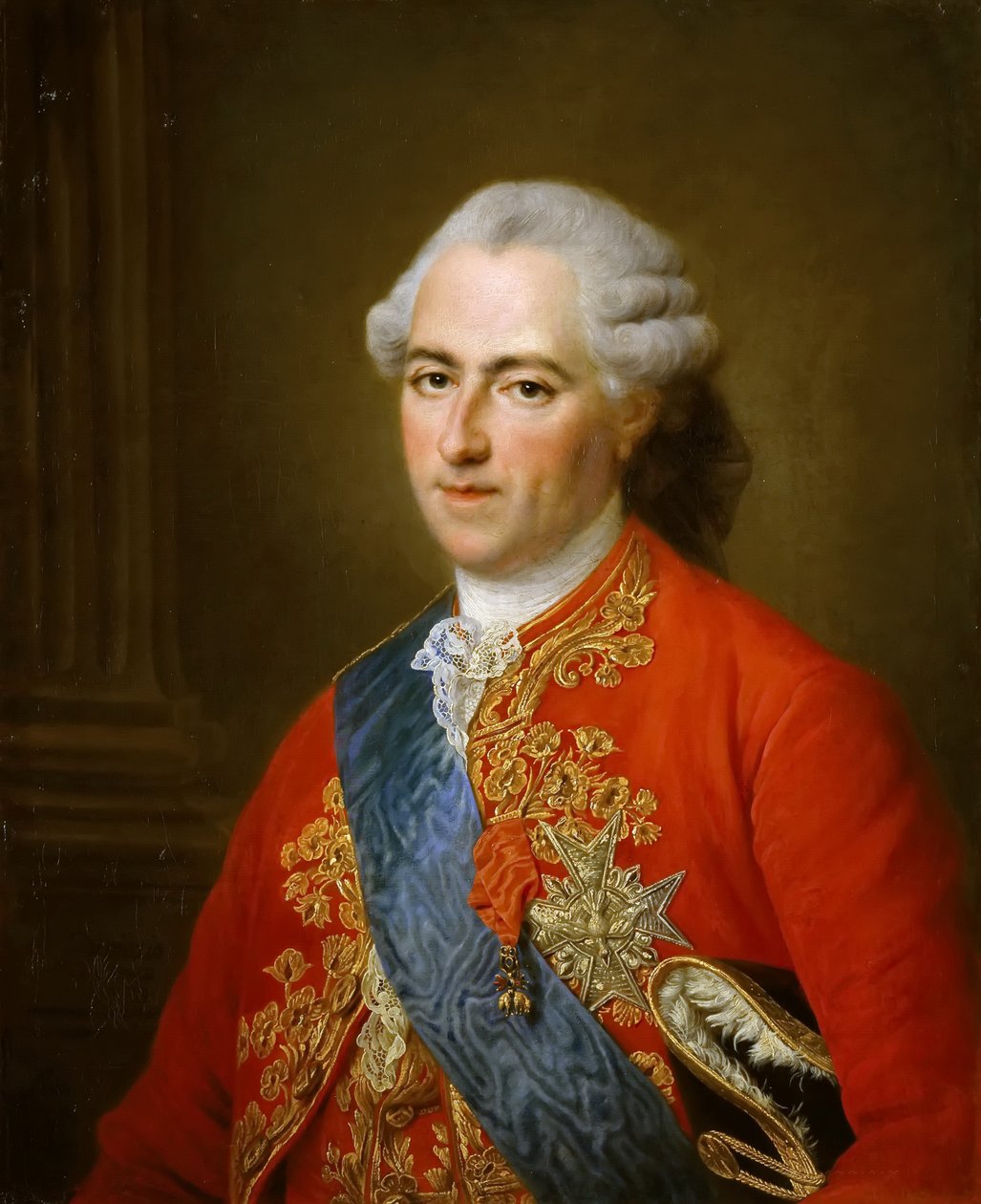 XV. Lajos király portréja 1710-1774 alkotó: Francois Hubert Drouais