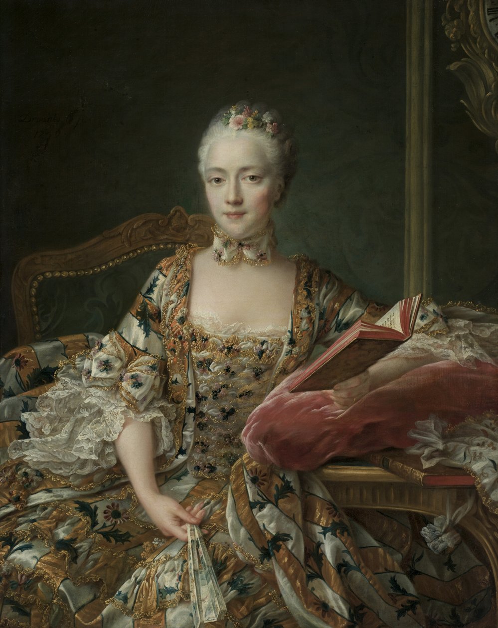 Aguirandes márkiné portréja, 1759 alkotó: Francois Hubert Drouais