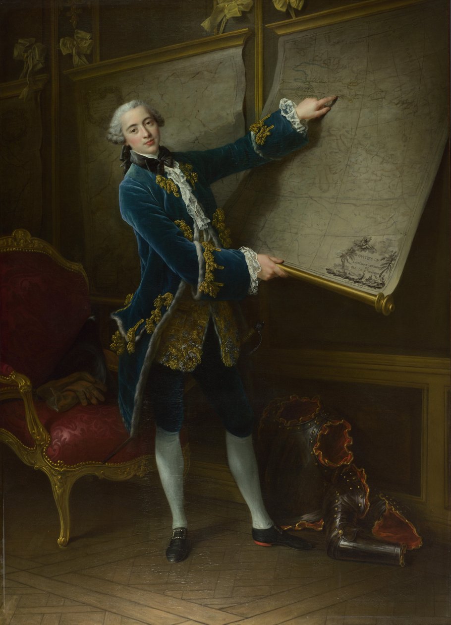 A Comte de Vaudreuil, 1758 alkotó: Francois Hubert Drouais
