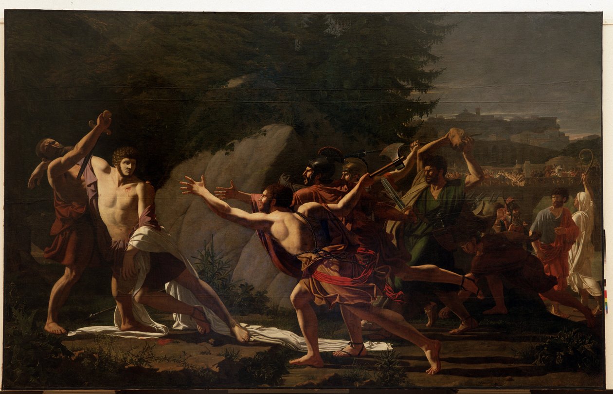 Caius Gracchus (az egyik Gracques) halála (Kr. e. II. század) alkotó: Francois Jean Baptiste Topino Lebrun