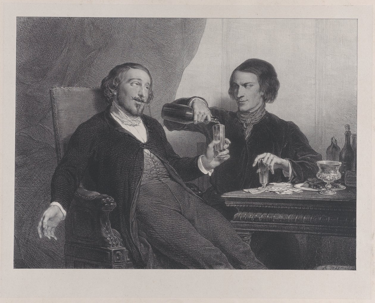 A bor, 1840. alkotó: Francois Joseph Aime de Lemud