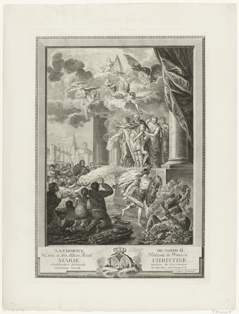 II. József kegyelme, Mathias de Sallieth metszete alkotó: Francois Joseph Pfeiffer