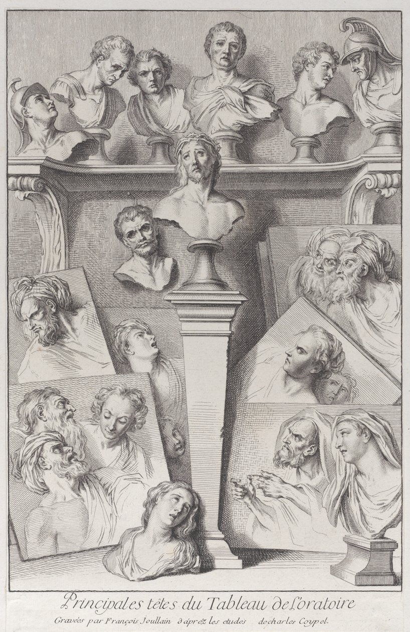 Fej az Ecce Homo után, 1720-78. alkotó: Francois Joullain