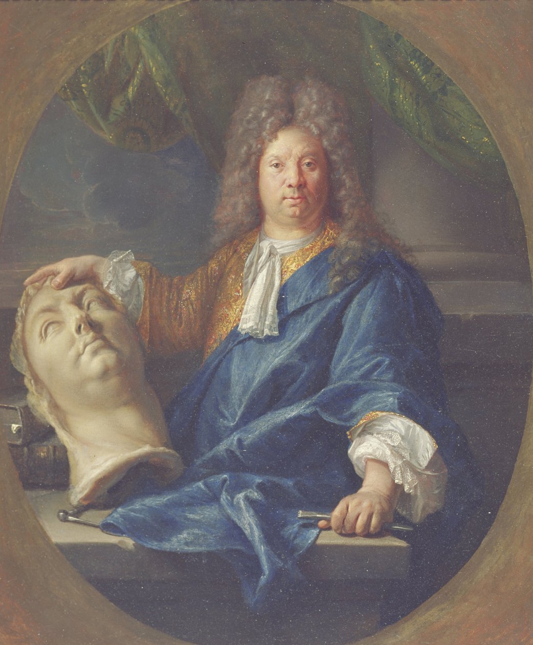 Antoine Coysevox portréja, 1701 alkotó: Francois Jouvenet